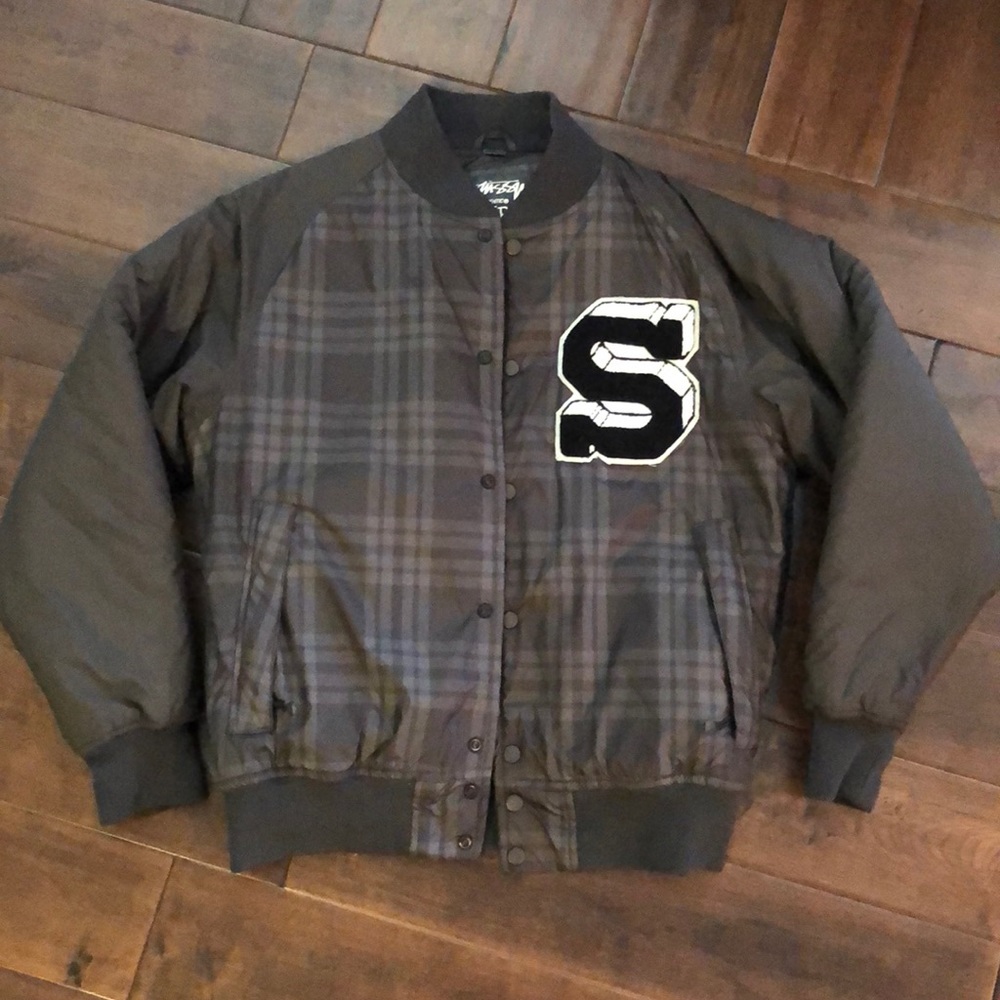 Stussy Letterman Bomber Jacket